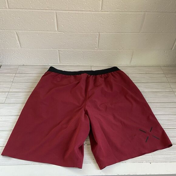 Ten Thousand Shorts Mens Large Red Interval Shorts Workout Active Run - Picture 5 of 5